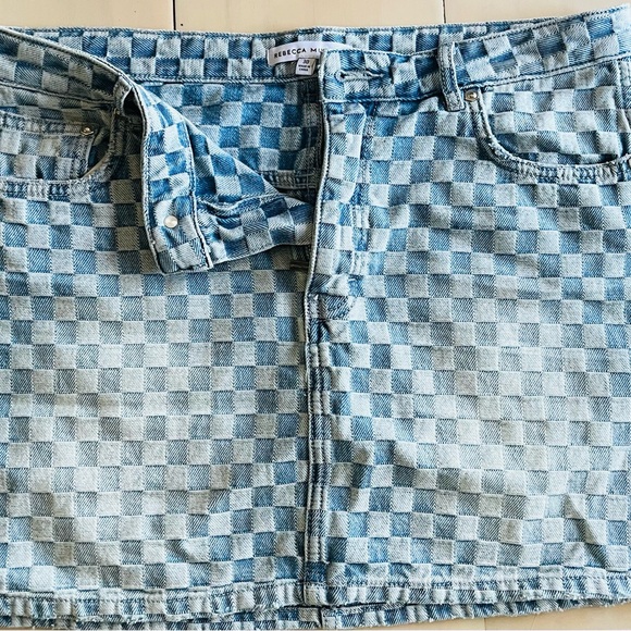 Rebecca Minkoff Cleo Denim Checkered Mini - Picture 10 of 11